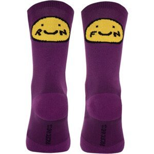 Ponožky Pacific and Co SMILE RUN (Auberginie)