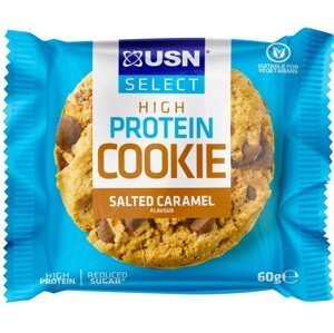 Proteinové tyčinky a sušenky USN Protein Cookie salted caramel 60g