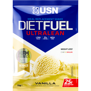 Proteinové prášky USN Diet Fuel Ultralean - vzorek vanilka 54g