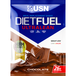 Proteinové prášky USN Diet Fuel Ultralean - vzorek čokoláda 54g