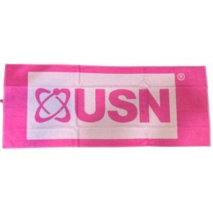 Ručník USN USN Gym Towel (růžovo/bílá 50x120cm)