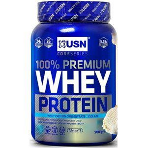 Proteinové prášky USN 100% Whey Protein Premium vanilka 908g