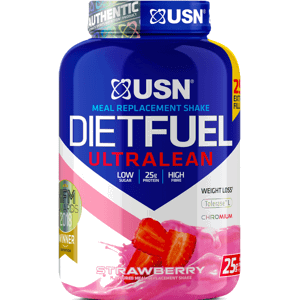 Proteinové prášky USN Diet Fuel Ultralean jahoda 1kg