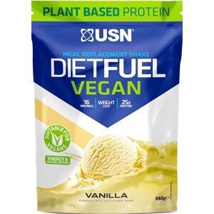 Proteinové prášky USN Diet Fuel Vegan vanilka 880g