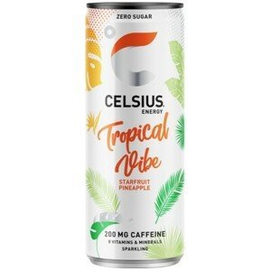 Power a energy drinky CELSIUS Celsius 355ML Tropical Vibe - ananas/karambola