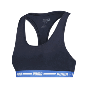 Podprsenka Puma  Racer Back Top Sport-BH Damen Blau F009