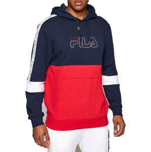 Mikina s kapucí Fila MEN JADON blocked tape hoody