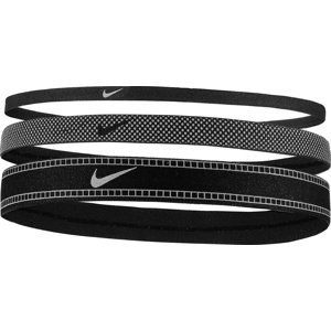 Čelenka Nike  Mixed width Headbands 3PK Reflective