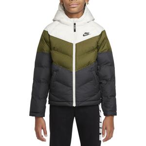 Bunda s kapucí Nike  Sportswear Big Kids Synthetic-Fill Jacket