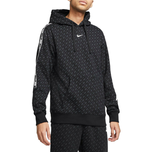 Mikina s kapucí Nike M NSW REPEAT FLC PO HOOD PRNT