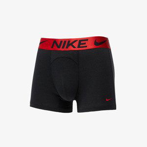 Boxerky Nike  Trunk Boxershort Schwarz Rot FM1P