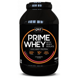 Proteinové prášky QNT PRIME WHEY- 100 % Whey Isolate & Concentrate Blend 2 kg Strawberry