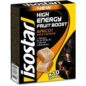 Energetické gely Isostar ISOSTAR 10x10g HE FRUIT BOOST, APRICOT