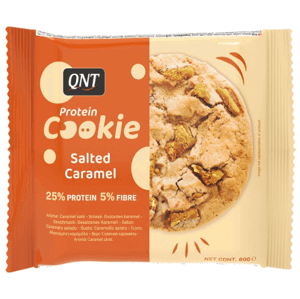 Proteinové tyčinky a sušenky QNT PROTEIN COOKIE Salted Caramel 60 g