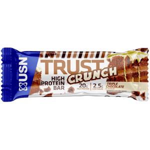 Proteinové tyčinky a sušenky USN Trust Crunch tripple chocolate 60g