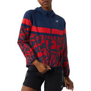 Bunda s kapucí New Balance Printed Accelerate Jacket