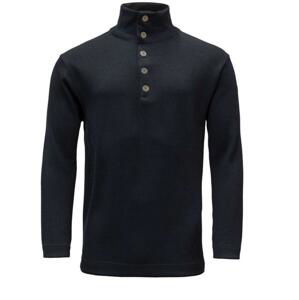 Devold Blaatrøie Wool Button Neck M