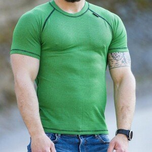 TERMOVEL Pánské tričko MODAL SHORT M zelené VELIKOST: M