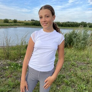 TERMOVEL Dívčí tričko ACTIVE MESH bílé VELIKOST: 140