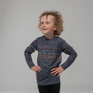 TERMOVEL Dětské tričko SMALL BEAR šedé BARVA: šedá, VELIKOST: 140