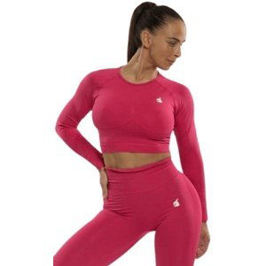 Booty BASIC ACTIVE DEEP PINK crop-top - XS/S