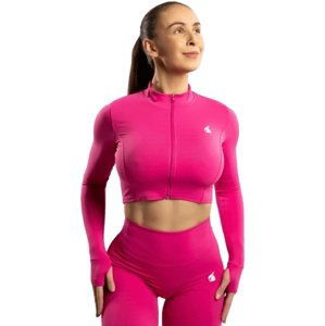 Booty Simple - Crop Top Zipper PINK - S