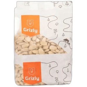 GRIZLY Mandle Natural loupané - 1000 g VÝPRODEJ (POŠK. OBAL)