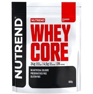 Nutrend Whey Core 900 g - jahoda VÝPRODEJ (POŠK. OBAL)