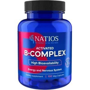 Natios Activated B-Complex Aktivní formy vitamínů B 100 veganských kapslí