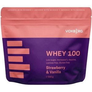 Voxberg Whey Protein 100 990 g - jahoda/vanilka