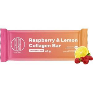 BrainMax Pure Collagen Bar Kolagenová tyčinka 60 g - Malina a citron