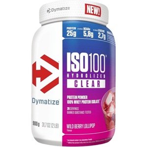 Dymatize Iso 100 Clear 900 g - lízátko z lesních plodů