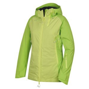 Husky Gambola L S, výrazně zelená / sv. zelená Dámská lyžařská plněná bunda