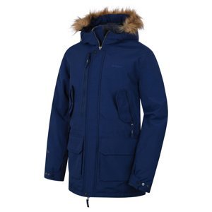 Husky  Nelidas M L, tm. modrá Pánský plněný zimní kabát