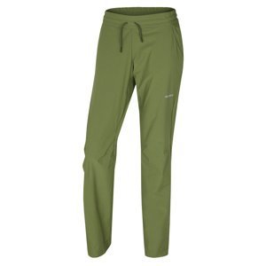 Husky  Speedy Long L M, tm.zelená Dámské outdoorové kalhoty