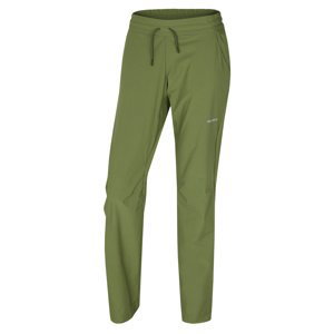 Husky  Speedy Long L L, tm.zelená Dámské outdoorové kalhoty