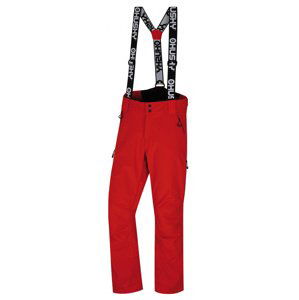 Husky Galti M XXL, červená Pánské lyžařské kalhoty