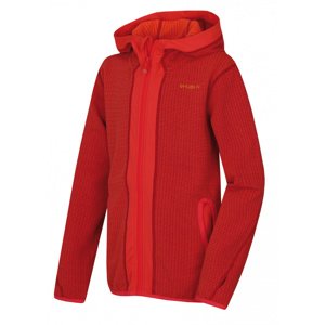 Husky  Artic Zip Kids 122, neonově růžová Dětská mikina