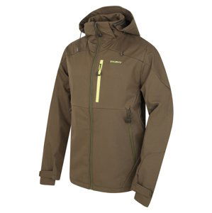 Husky Sauri M XXL, tm. khaki Pánská softshell bunda