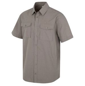 Husky Grimy M XL, šedá Pánská košile s krátkým rukávem