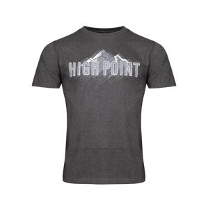 High point High Point 3.0 XXL, grey melange Pánské triko
