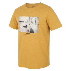 Husky Tee Rings M S, sv. žlutá Pánské bavlněné triko