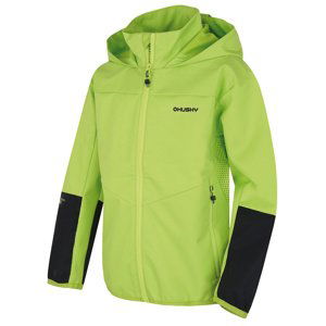 Husky Sonny K 152, jasně zelená Dětská softshell bunda