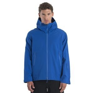 Pánská merino bunda ICEBREAKER Mens Merino Shell+ Peak Hooded Jacket, Lazurite velikost: S