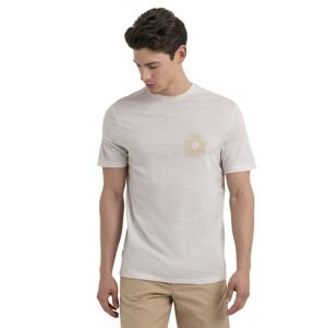 Pánské merino triko krátký rukáv ICEBREAKER Mens Merino 150 Tech Lite III SS Tee Connection, Ecru Heather velikost: XXL