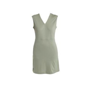 ICEBREAKER Wmns Merino 200 Granary Sleeveless V Neck Dress, Lichen velikost: XS