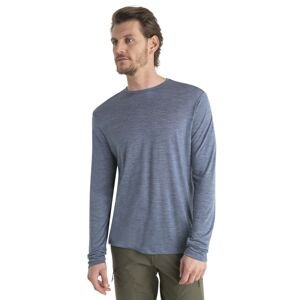 Pánské merino triko dlouhý rukáv ICEBREAKER Mens Merino 125 Cool-Lite™ Sphere III LS Tee, Dawn Heather velikost: XS