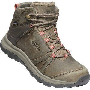 Keen TERRADORA II LEATHER MID WP W brindle/redwood Velikost: 40,5 dámské boty