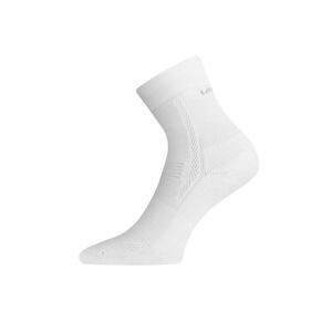 Lasting AFE 001 bílé ponožky pro aktivní sport Velikost: (38-41) M ponožky