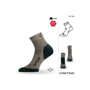 Lasting TCC 769 béžová funkční ponožky Velikost: (38-41) M ponožky